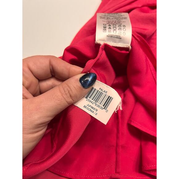 BCBGMAXAZRIA Palais One Shoulder Cocktail Dress Size 0 - Picture 8 of 11